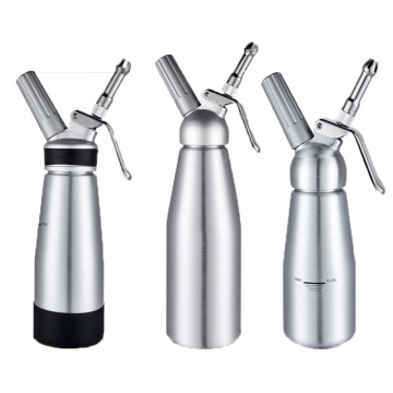 Whipped Cream Dispenser Maker Aluminum Wholesale 250 Ml Custom Logo Professional Cream Whipper Dispenser Gun